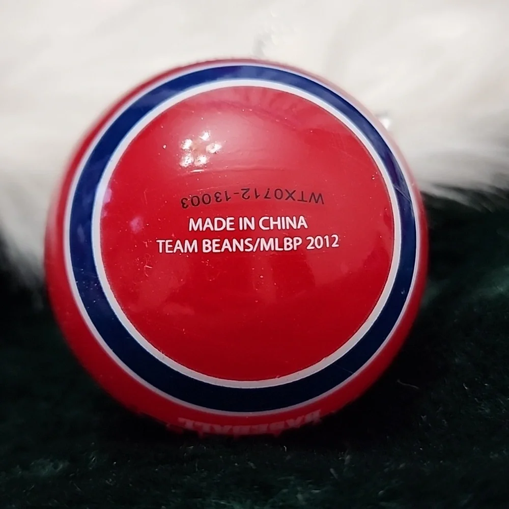 Angels Baseball Glass Ball Bulb Ornament 2012 Red, White and Blue